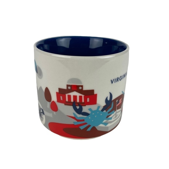 Starbucks Virginia Cup Mug 2015 You Are Here Collection Coffee Tea 14 fl oz - Picture 4 of 9